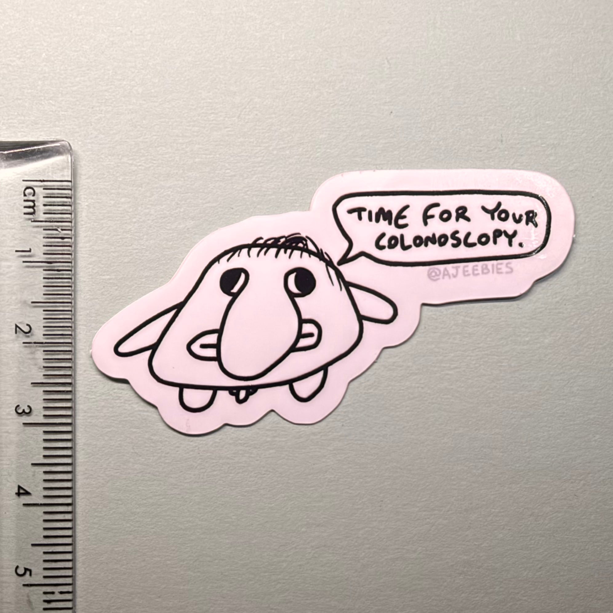 Time for your colonoscopy.